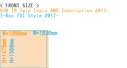 #V90 T8 Twin Engin AWD Inscription 2017- + T-Roc TDI Style 2017-